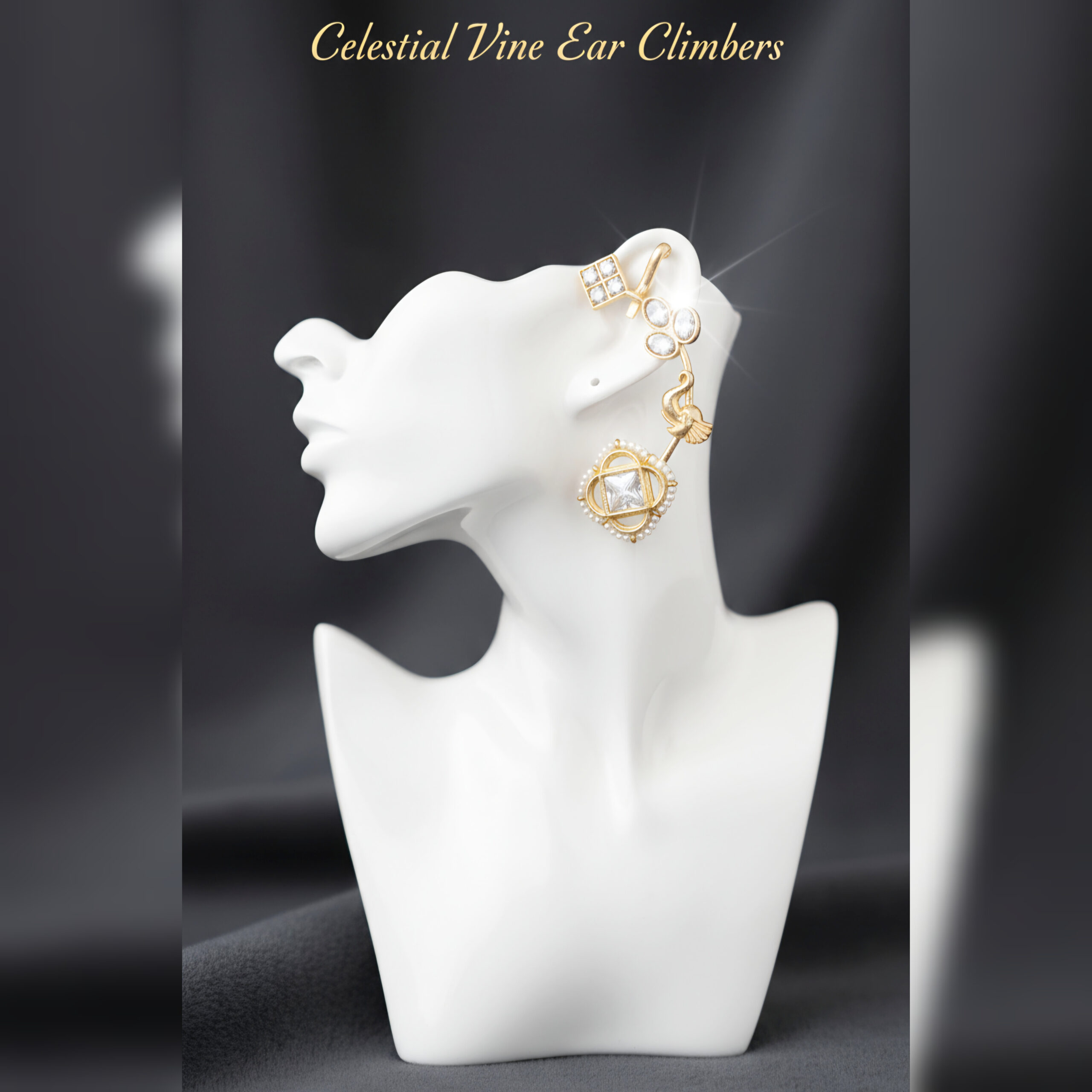 Celetial Vine Ear Climbers - Image 2