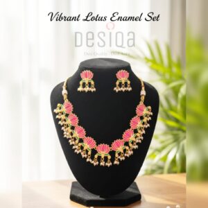 Vibrant Lotus Enamel Set