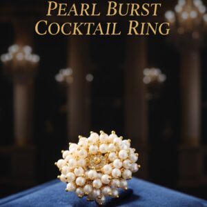 Pearl Burst Cocktail Finger Ring