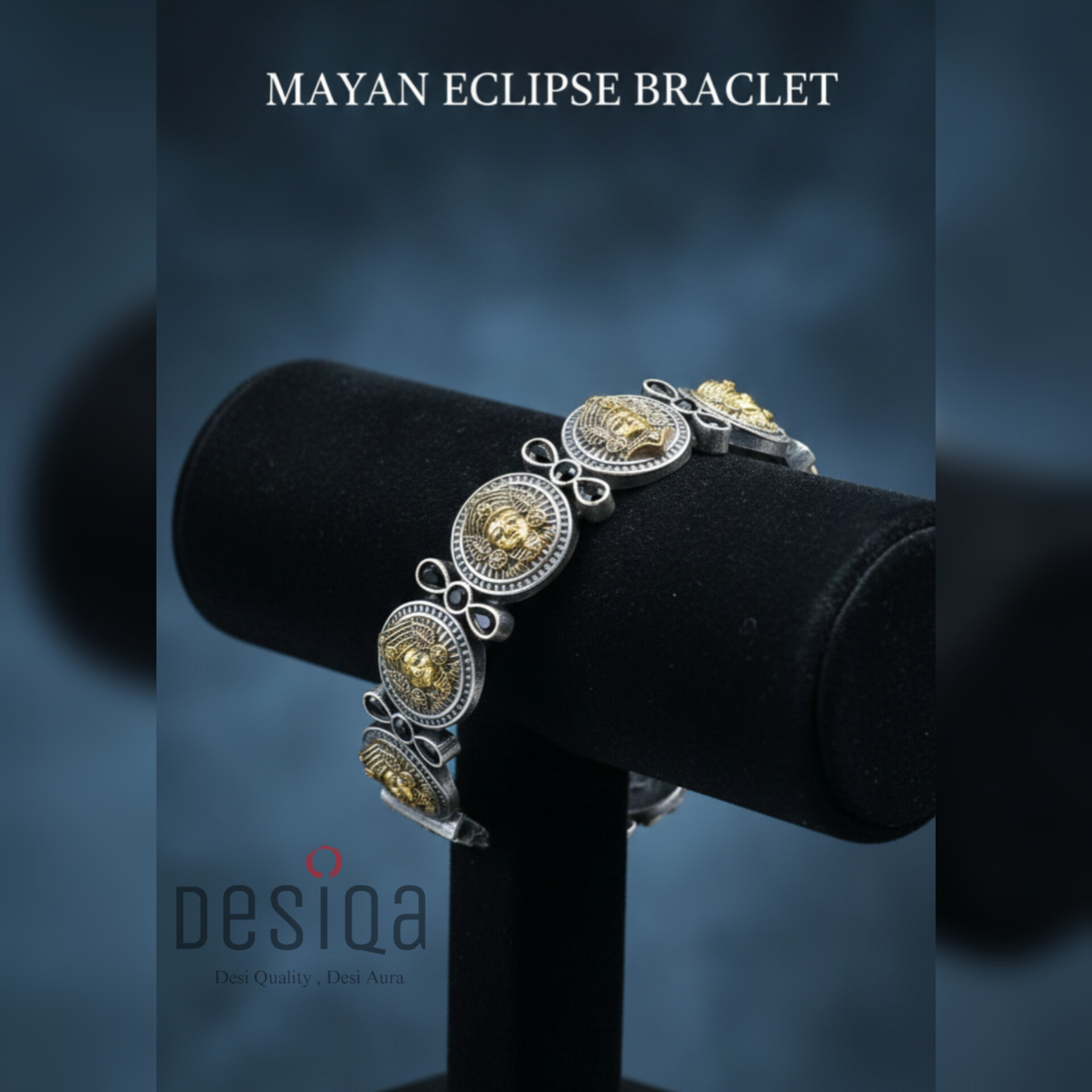 MAYAN ECLIPSE BRACLET - LAKHMI COIN - Image 4