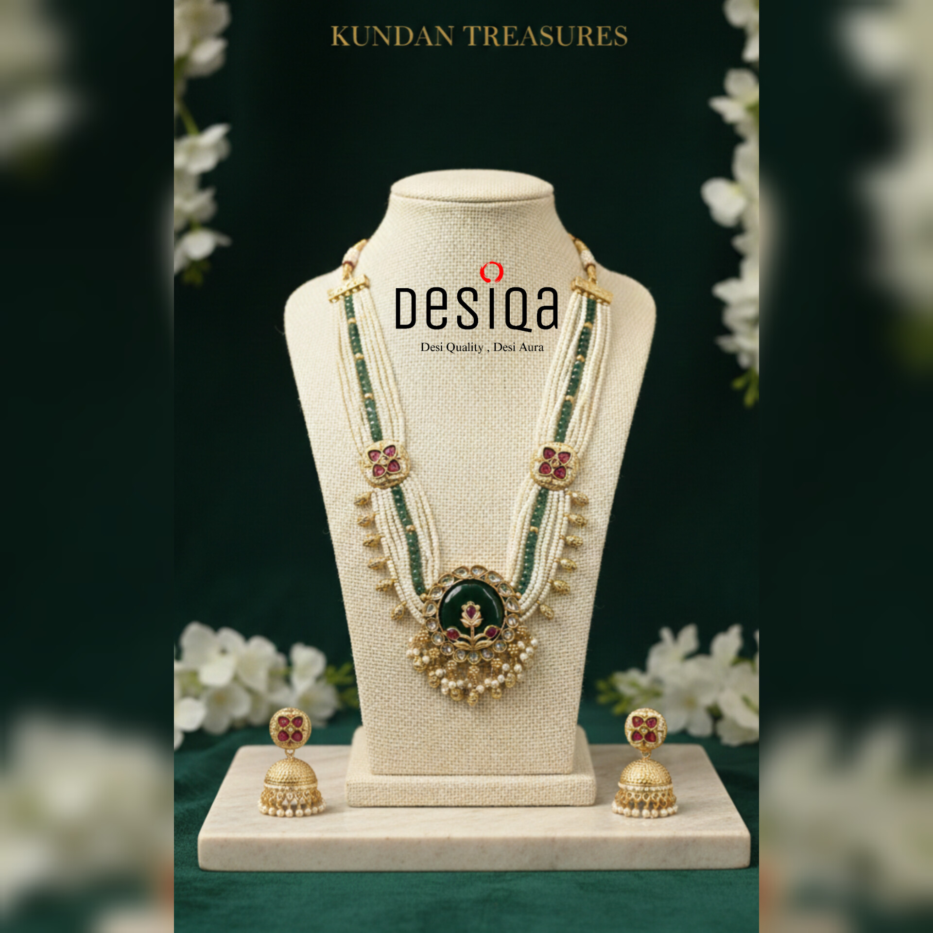 Kundan Treasures Neckless Set