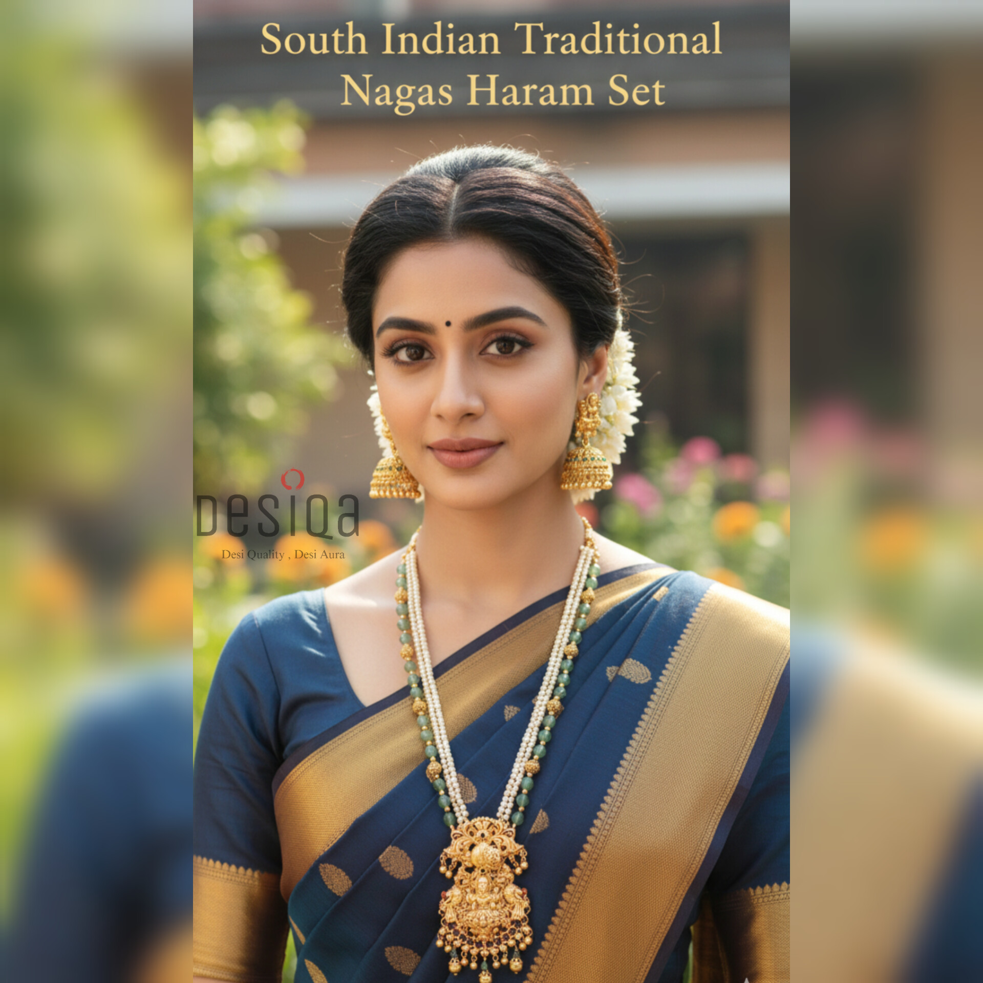 South Indian Traditional Nagas Haram Set - Image 2